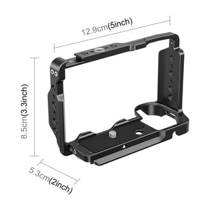 Sony ZV-E10 II Camera Cage Stabilizer | Black Metal