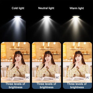 Bluetooth Remote Selfie Stick with Dual Fill Light & Tripod | Black