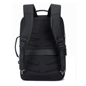 Business Laptop Backpack | Large Capacity | USB Port | Breathable Black | 29x16x44cm