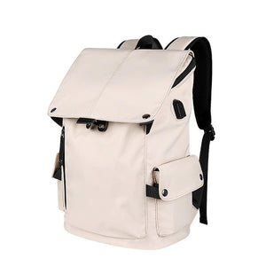 Universal Laptop Backpack with USB Port | 13-15.6 Inch Capacity | Apricot