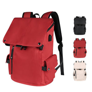 Universal Laptop Backpack with USB Port | 13-15.6 Inch Capacity | Apricot