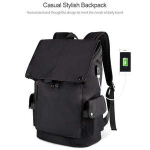 Universal Laptop Backpack with USB Port | 13-15.6 Inch Capacity | Apricot