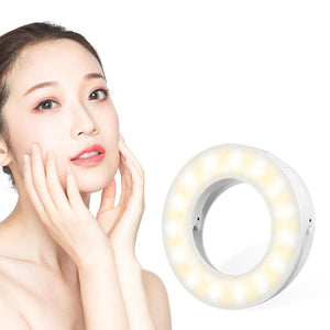 Selfie Ring Light for Mobile Phones | Beauty Enhancer | Black