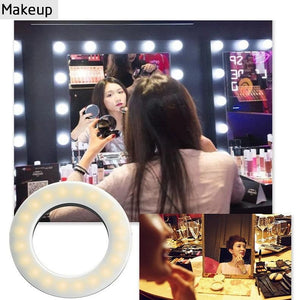Selfie Ring Light for Mobile Phones | Beauty Enhancer | Black