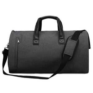 Shoe Compartment Travel Suit Bag | Compact & Organized | Dark Grey