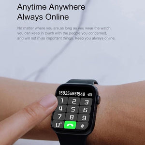 Waterproof Smart Watch | Colour Screen | 1 Inch | Blue