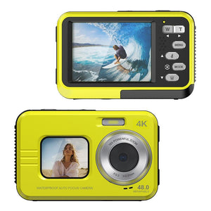 Waterproof 48MP Dual Screen Outdoor Camera | WDC901 | Blue