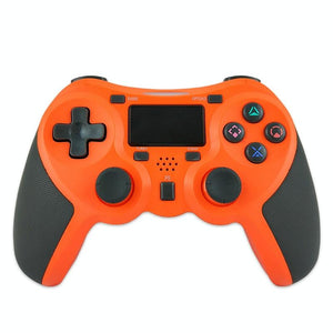 Wireless Bluetooth Game Controller | For PS4 | Rubberized | Orange