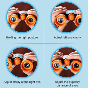 High Magnification Children's Outdoor Telescope | HD Quality | Blue