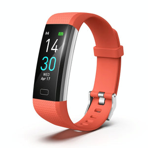 Waterproof Fitness Tracker Watch | Heart Rate Monitor | Orange