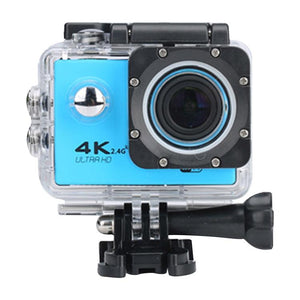Waterproof 4K Action Camera for Cycling & Diving | Yellow