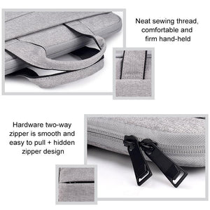 Portable 14.1 Laptop Tablet Bag | With Dual Pockets & Soft Handle | Pink