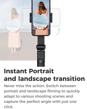 Portable Smartphone Gimbal Stabilizer | Foldable | Green