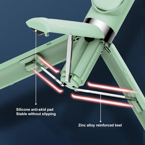 Bluetooth Remote Selfie Stick with Dual Fill Light & Tripod | Green