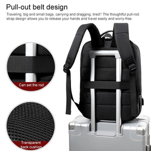 Multifunctional Oxford Laptop Backpack | CXS-618 | Dark Gray