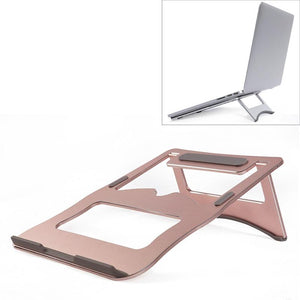 Portable Aluminum Laptop Stand | Simple & Stylish | Rose Gold