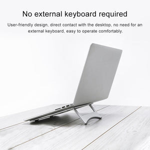 Portable Aluminum Laptop Stand | Simple & Stylish | Rose Gold