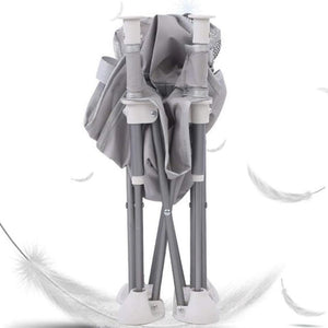 Vibe Geeks Foldable Camping & Dining Chair Outdoor Booster Seat for Toddlers | Grey