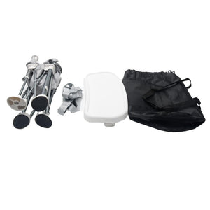 Vibe Geeks Foldable Camping & Dining Chair Outdoor Booster Seat for Toddlers | Grey