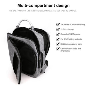 Multifunctional Oxford Laptop Backpack | CXS-620 | Grey