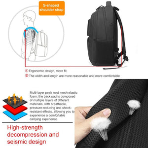 Multifunctional Oxford Laptop Backpack | CXS-615 | Light Grey