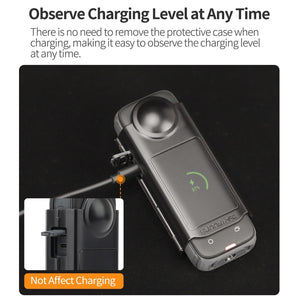 Transparent Black Sunnylife Lens Screen Protector | Insta360 X4