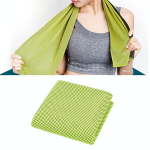2-Pack Enduring Ice Towels | Microfiber Fabric 30x100CM | Ideal for Gym & Sports | Blue