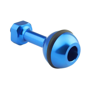 Universal 1/4 Ball Adapter | For Action Cameras | Compatible with GoPro | Insta360 | DJI & More | 2.5cm Diameter | Blue