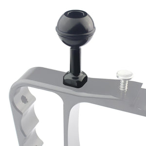 Universal 1/4 Ball Adapter | For Action Cameras | Compatible with GoPro | Insta360 | DJI & More | 2.5cm Diameter | Blue