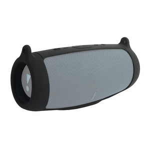 Portable Silicone Speaker Cover with Shoulder Strap & Carabiner for JBL Charge 5 | Blue