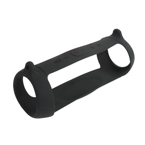 Portable Silicone Speaker Cover with Shoulder Strap & Carabiner for JBL Charge 5 | Blue