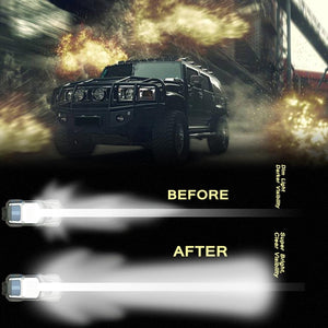 5 Inch 18W 24 LED Waterproof IP67 Two Bar Modified Off-Road Lights Spotlight Light Car Work Lights DC 9-48V | Yellow