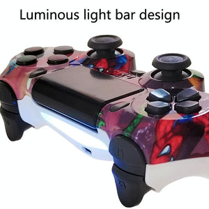 Wireless Bluetooth Game Controller | For PS4 | With Dual Vibration & Light Strip | Burst