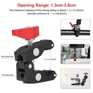 Versatile Magic Arm Clamp | Mounting | Red