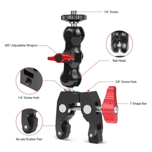 Versatile Magic Arm Clamp | Mounting | Red