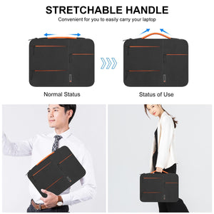 14-15 Inch Laptop Sleeve Briefcase | For MacBook | Samsung | ThinkPad | Sony | Dell | Alienware | Chuwi | Asus | HP | Navy Blue