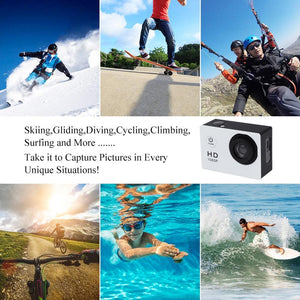 Waterproof Full HD 1080P Sports Camcorder | With LCD & Case | SJ4000