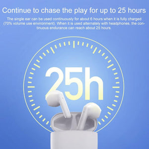 White Wireless Bluetooth Earbuds
