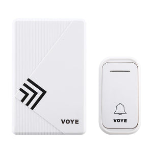Home Music Remote Control Wireless Doorbell with 38 Polyphony Sounds | White