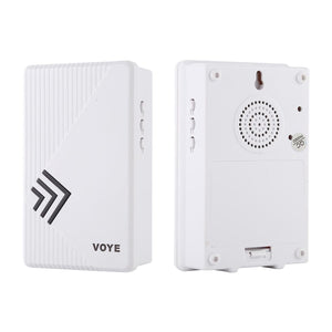 Home Music Remote Control Wireless Doorbell with 38 Polyphony Sounds | White