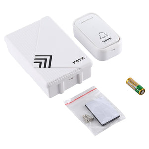 Home Music Remote Control Wireless Doorbell with 38 Polyphony Sounds | White