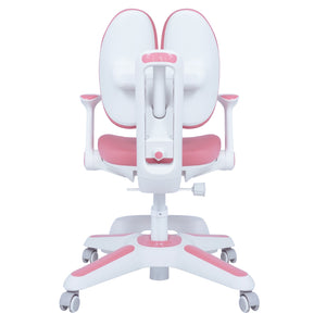 Ergonomic Children Kids Study Desk and Chair Set | Height Adjustable | Pink