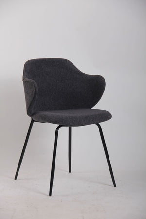 Set of 2 Dining Chairs | Graphite