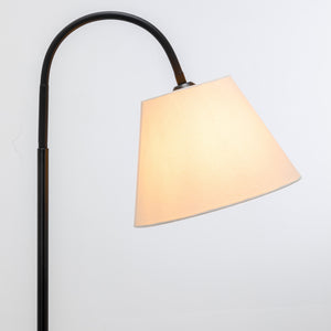 Florence Tripod Lamp with Shelf Storage Drawer | Bedside Table Light with USB Charger