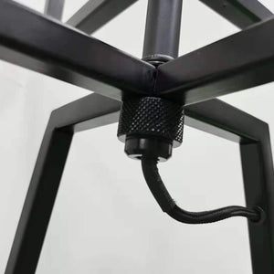 Modern Dimmable Floor Lamp | Linen Shade | Designer Bedroom Lighting | Matte Black