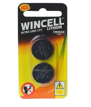 Wincell CR2032 Batteries | 2 Pack | Lithium | 3V | Ultra Long Life