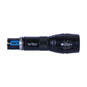 Brillar Tactical Grade LED Torch | 5 Modes | Water-Resistant Flashlight