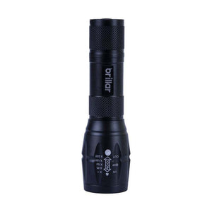 Brillar Tactical Grade LED Torch | 5 Modes | Water-Resistant Flashlight