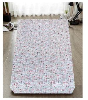 Queen Luxury 100% Cotton Flannelette Fitted Bed Sheet | Xmas Flannel | Christmas
