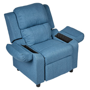 Erika Blue Kids Recliner Sofa Chair | Blue | Lounge Couch Armchair | Childrens